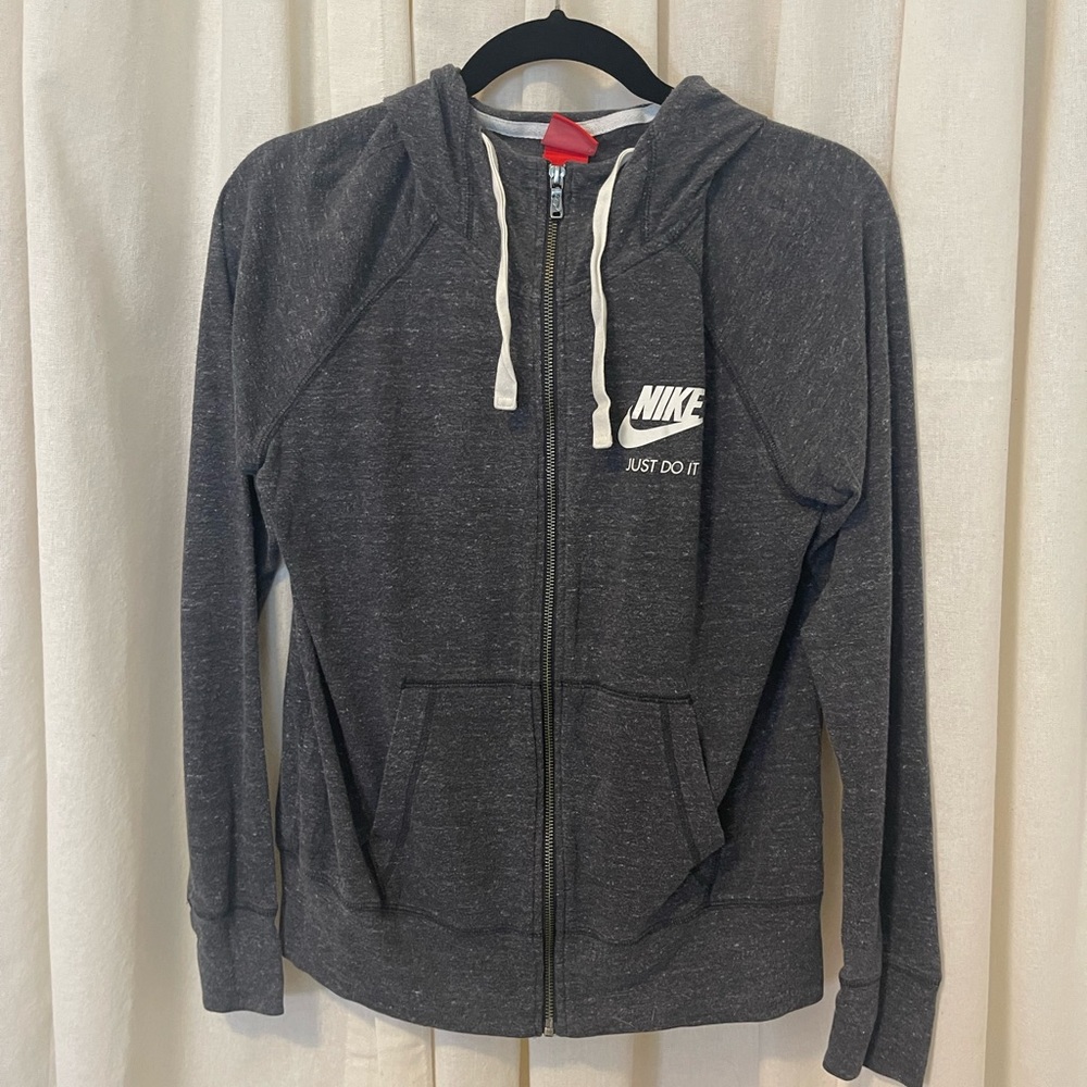 Gray Nike Zip-up